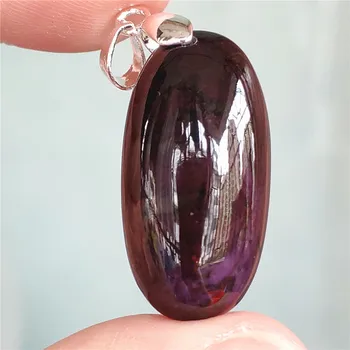 

Genuine Natural Purple Sugilite South Africa Pendant Oval 27x14x8mm Women Men Reiki Stone Fashion Necklace AAAAA