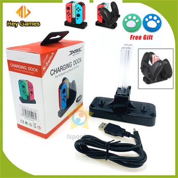 

Charging Dock For Nintend Switch Controller LED Charger For Nintendo Switch Gamepad Charge Stand For Joy-con&Pro NS Switch 6 in1