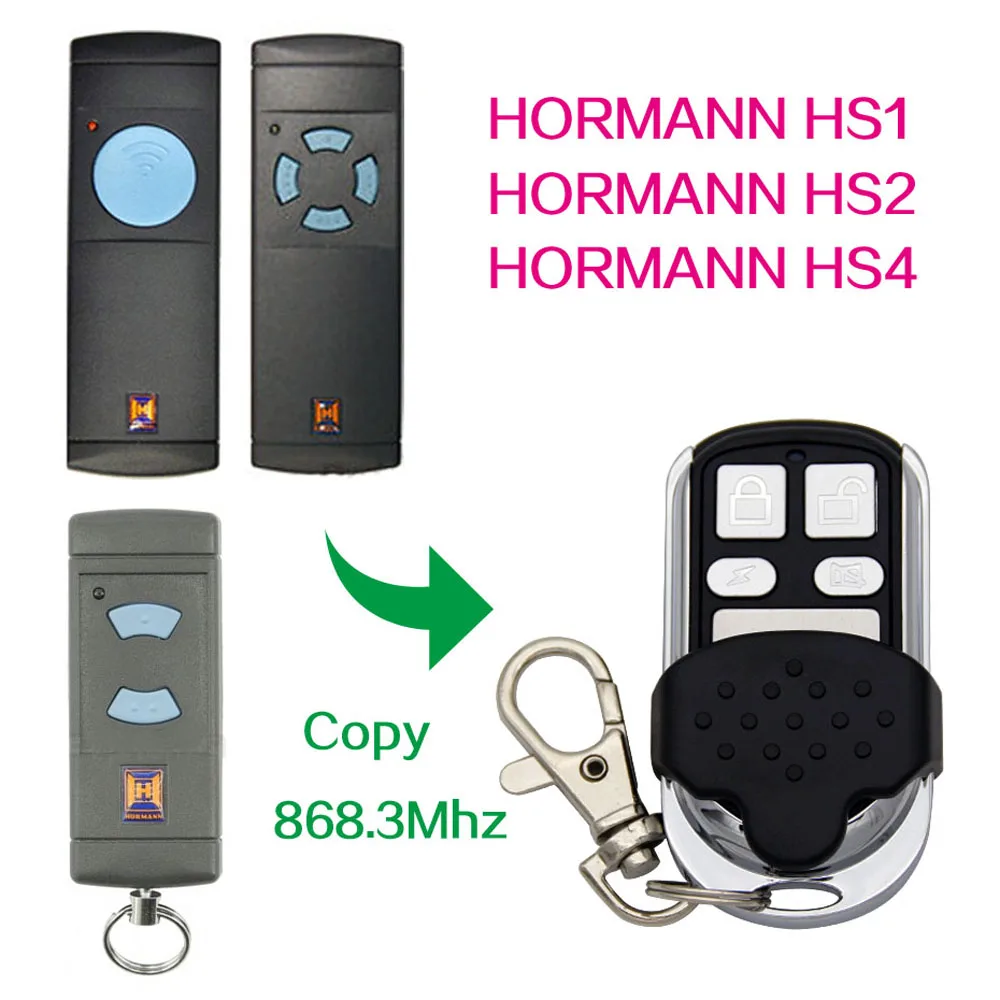 Hormann HS HS1 HS2 HS4 remote conttrol 868.3mhz gate garage door 868mhz control | Электроника