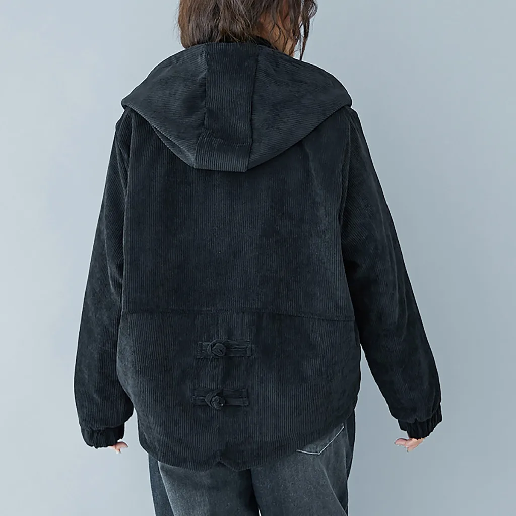 Зимняя хлопковая куртка для женщин, теплое однотонное плотное пальто, Manteau Femme Winterjas Dames Parka Abrigos Mujer Invierno Kurtka Zimowa damsk