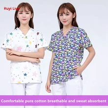 Новое поступление хлопок костюм медика Униформа больница медицинская одежда доктора хирургический костюм медицинские халаты