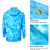 F UPF50+ Fishing Shirt Sun Protection Lightweight, Fishing Hoodie Рубашка с длинными рукавами для мужчин и женщин Рыбалка, Пешие Прогулки, Путешествия