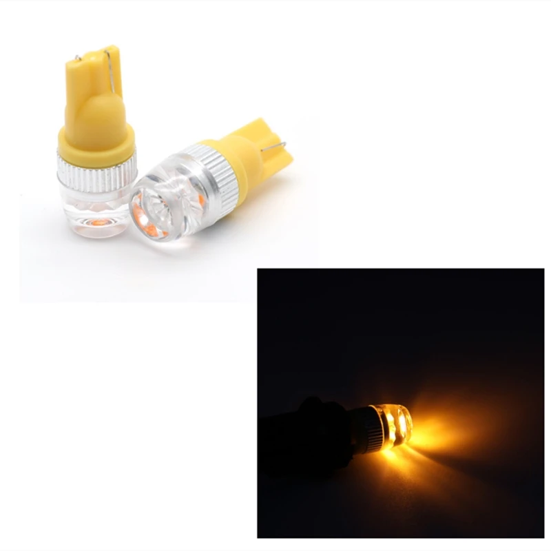 100 шт. T10 светодиодный W5W Canbus 5630 2smd 1 Вт автомобильный габаритный фонарь боковой Клин номерной знак лампа универсальный авто инструмент потолочный светильник