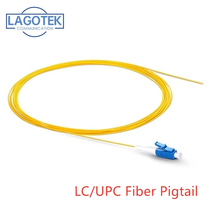 Simplex LC/UPC 9/125 одномодовый волоконно оптический свиной хвост 0 9 мм ПВХ внешняя