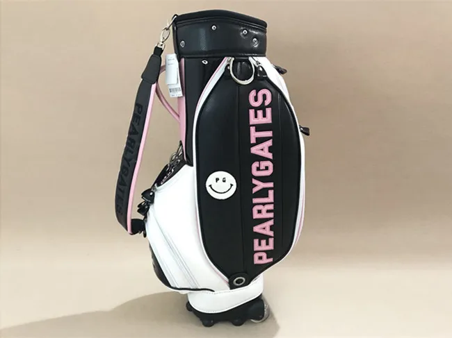 Абсолютно новые перламутровые ворота PG89 Golf стандартная упаковка перламутровые ворота cумка для гольфа из полиуретана черная сумка для гольфа с колесом