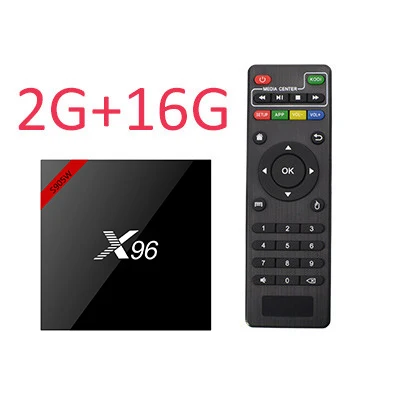 X96 S905W Android 7,1 Smart tv Box Amlogic S905W четырехъядерный Android 7.1.2 1 Гб 2 Гб ram 2,4G WiFi 4K HD X96 S905W телеприставка - Цвет: 2GB RAM 16GB ROM