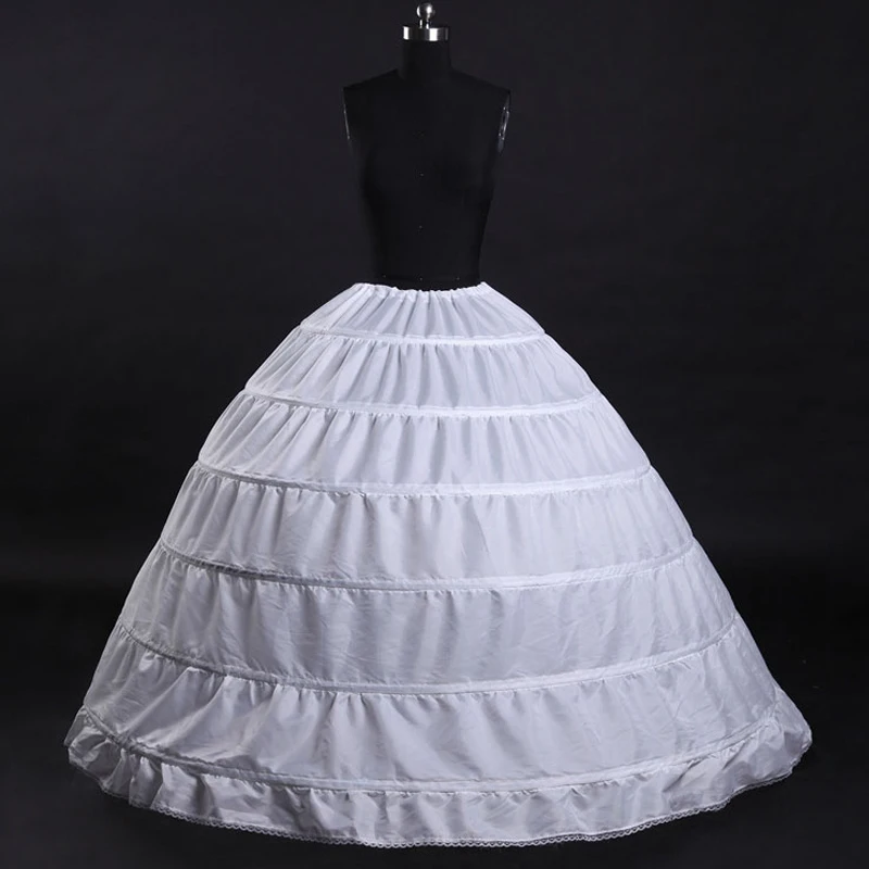 Black/White Ball Gown Petticoat Sweet Lolita Organza Underskirt with Bow