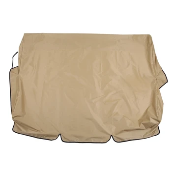 

Outdoor/Terrace Swing Cushion Cover Swing Replacement Waterproof Chair Cover Can Accommodate 3 150X150X10cm, Beige