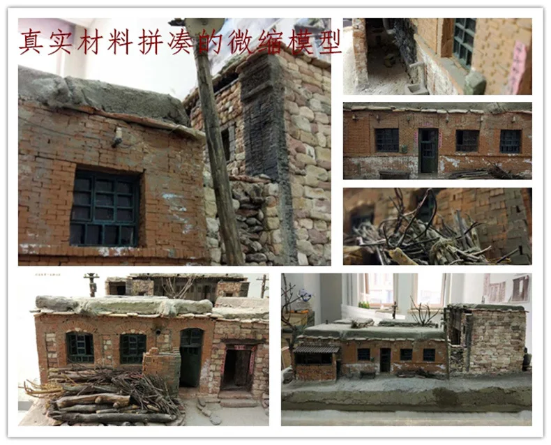 DIY Sand Table Architecture Building Landscape Decorations Material Indoors And Outdoors Model Bricks Tile