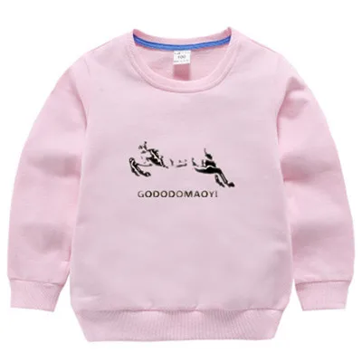 GODODOMAOYI/ г.; Модная одежда для малышей с рисунком; свитер с круглым вырезом; хлопковый пуловер; топы для маленьких мальчиков; Осенняя однотонная одежда