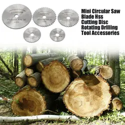 Nouveau Mini jeu de lames de scie circulaire, disque de coupe HSS, outil rotatif, accessoires pour bois, plastique et aluminium compatibles 