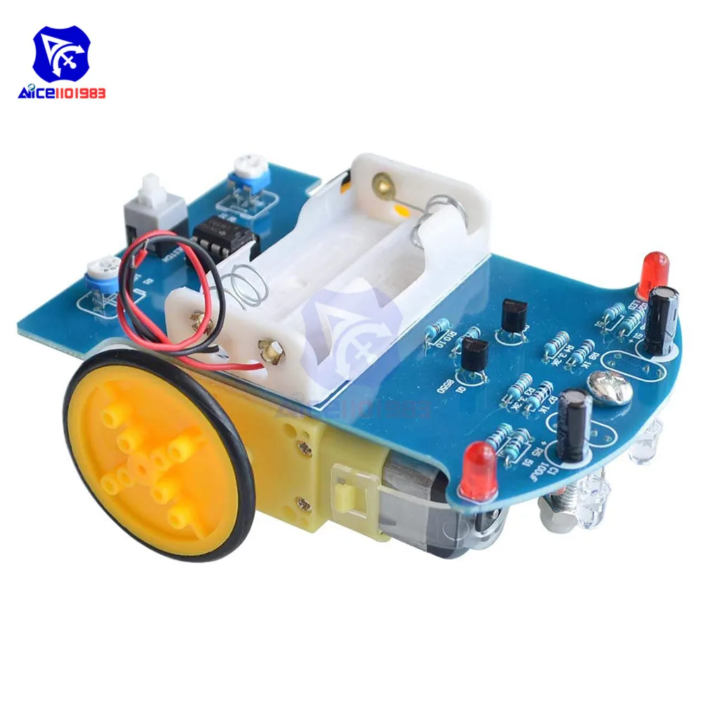 Diymore D2-1 kit diy linha de rastreamento inteligente kit carro inteligente para arduino reflectância interruptor óptico robô carro