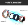 Random 3Pcs Fidget Spinner Magnetic Ring Toys Set Fingers Magnet Rings ADHD Stress Relief Magical Toys for Adult Kids Anxiety 3