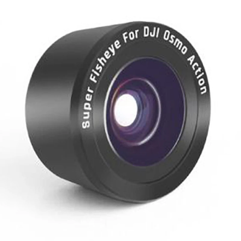 RISE-Рыбий глаз объектив Anti-Shake портативный объектив камеры фильтры для Dji Osmo Экшн-камера Рыбий глаз объектив
