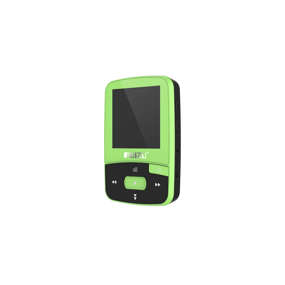 Green Спортивный мини Bluetooth MP3-плеер rumizu X50 музыкальный аудио Mp 3 с радио цифровой Hi-Fi экран Fm Flac Usb 8 Гб без потерь - Цвет: Green