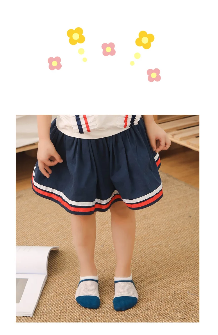 Spring And Summer New Style Children Mesh Breathable Hidden Ankle Socks Wholesale Children Socks Cartoon Pattern Thin No-show So