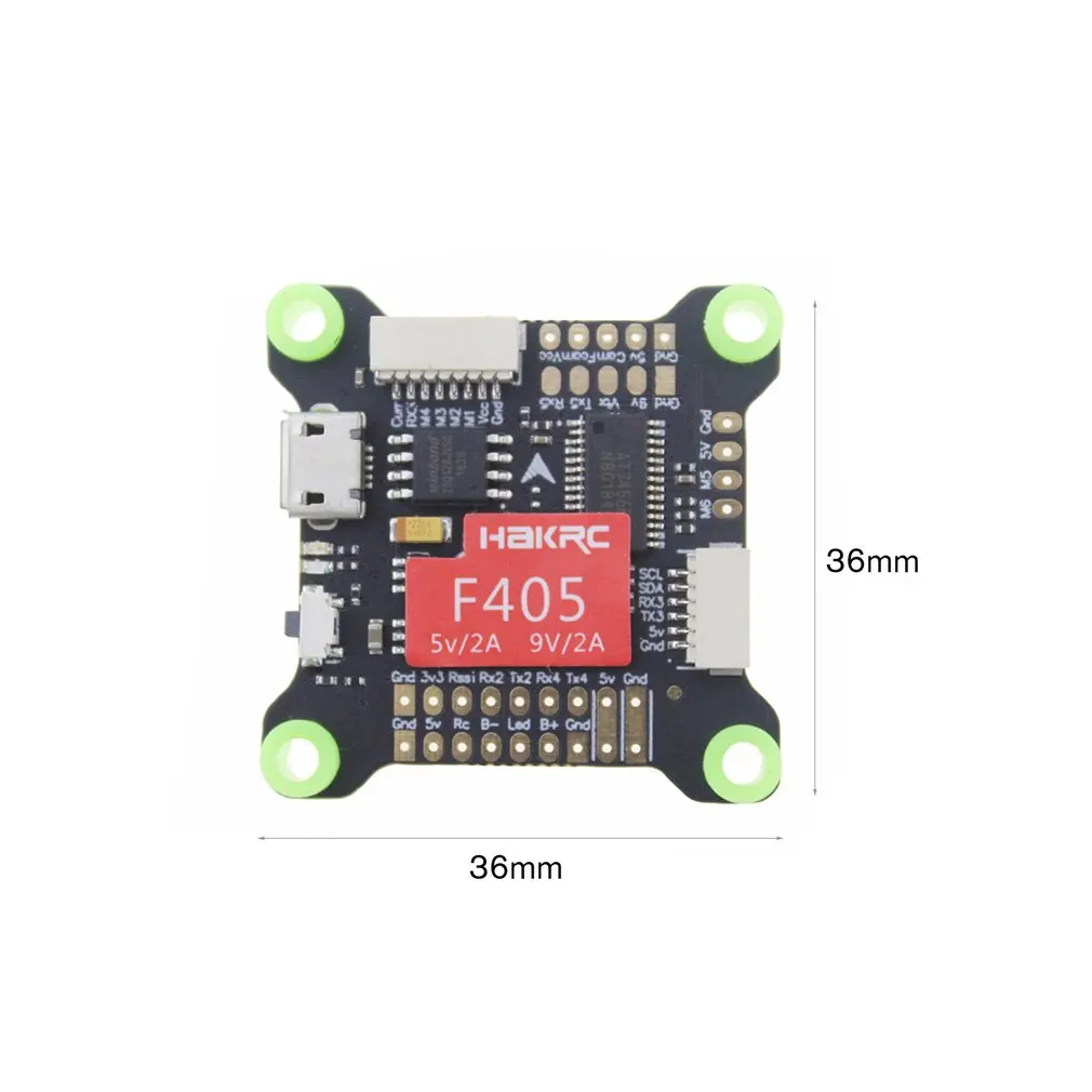 HAKRC F405 Контроллер полета 5 в 9 в двойной BEC OSD 3-9S MPU6000 для RC Дрон FPV гоночные запчасти аксессуар