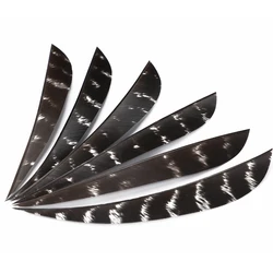 50pcs 4 inch Archery Turkey Feather Real Feather Sexy Arrow Vans For Arrow DIY Fletches Feather Arrow Accessory RW/LW Real Feath
