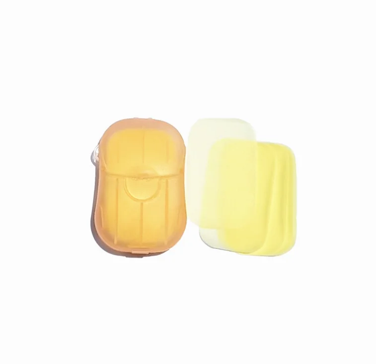 C806 Yellow CTREE 2 коробка мыло бумага одноразовая антисептик для рук, мыло для детей и взрослых путешествия для чистки и стерилизации мыло бумага ванная комната гаджет C806 - Цвет: C806 Yellow