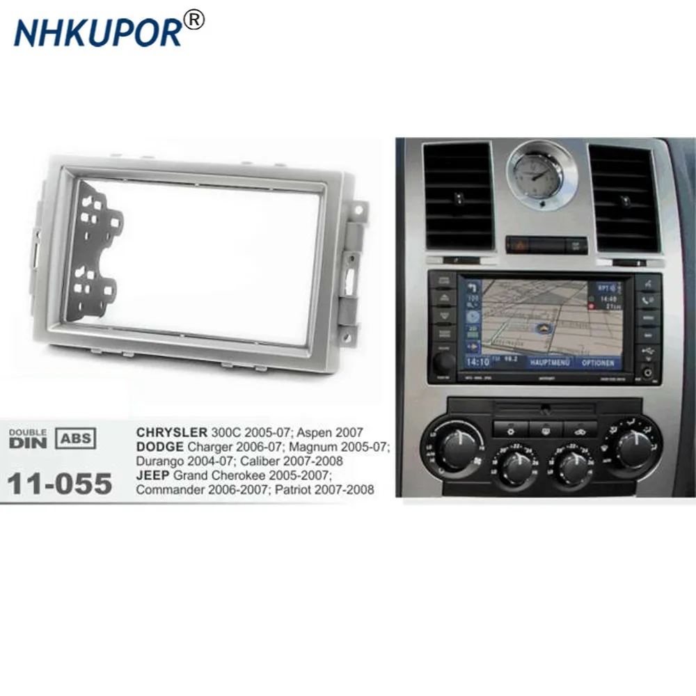 11 055 автомобильный DVD CD радиоприемник установка facia trim dash kit для CHRYSLER 300C/DODGE ChargerMagnum