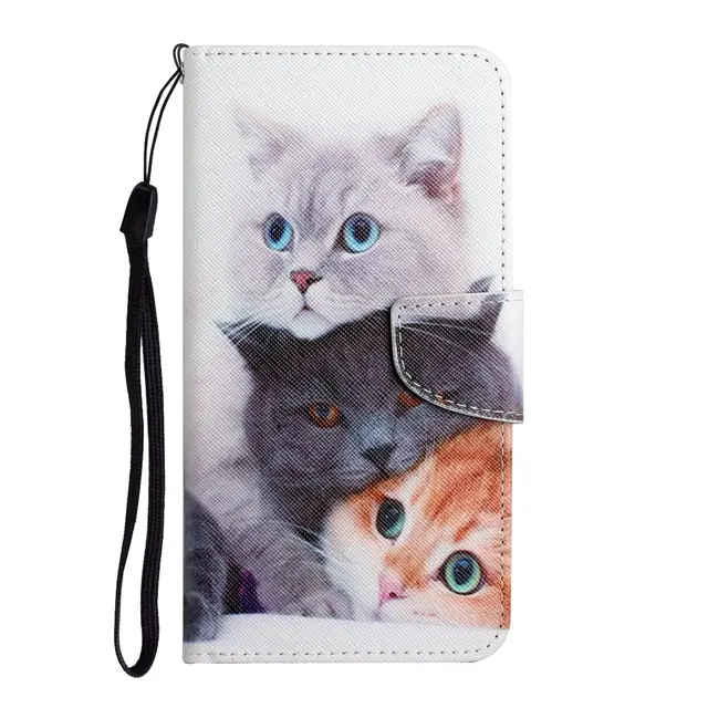 Stylish Lovely Cat Leather Case for Samsung Galaxy