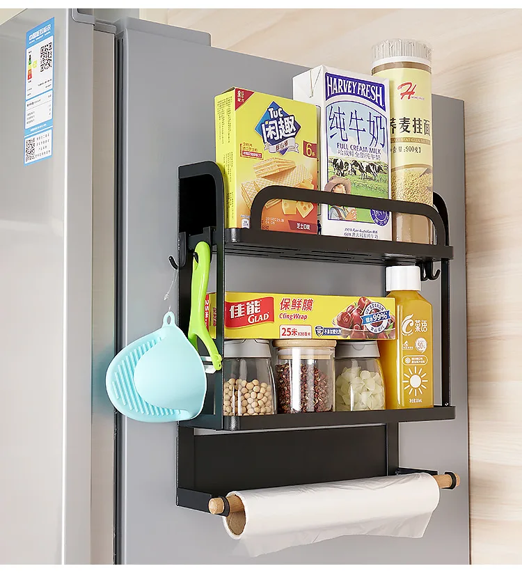 2 яруса из углеродистой стали холодильник магнитные инструменты стеллаж для