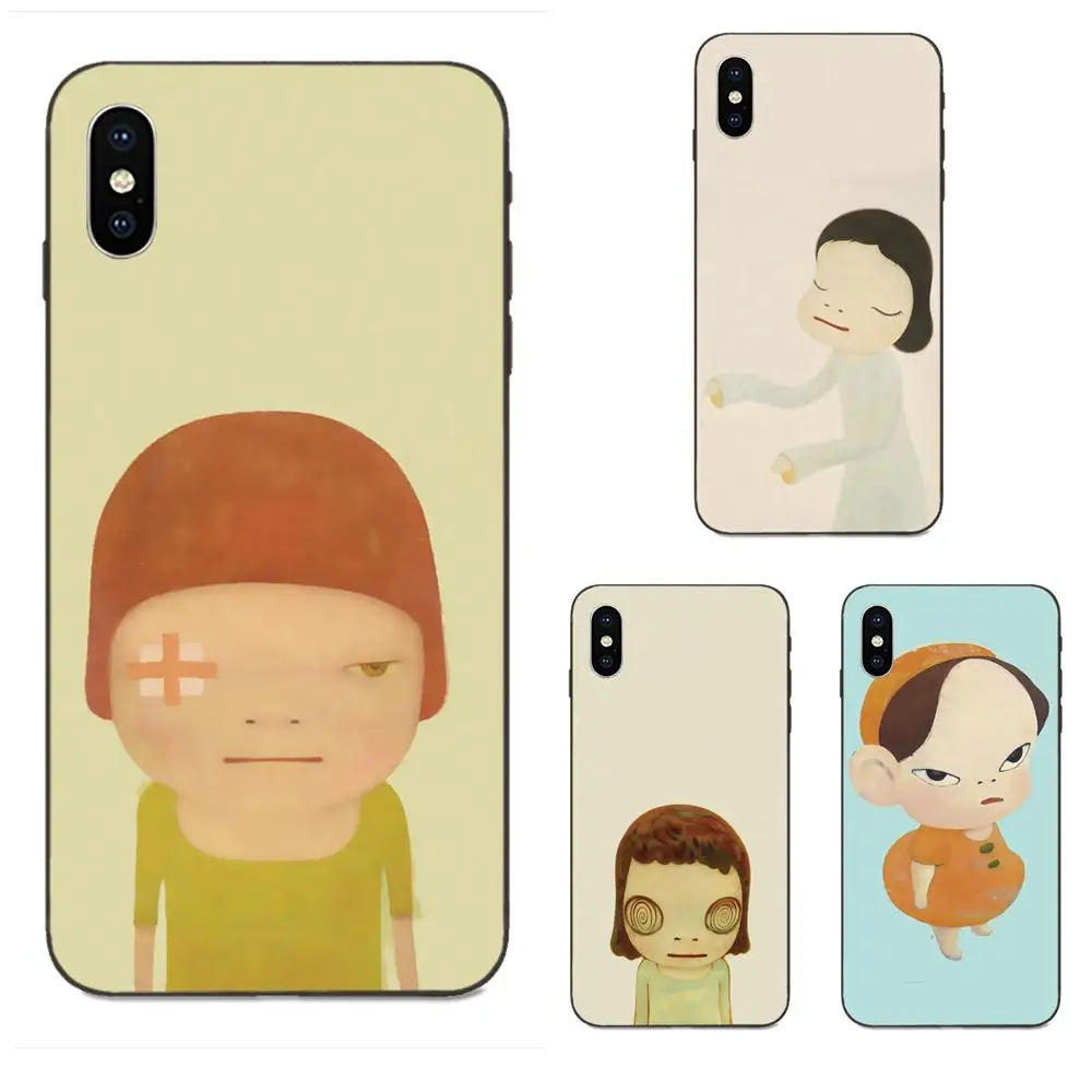 Yoshitomo Nara для Apple iPhone X XS Max XR 4 4S 5 5S SE 6 6S 7 8 Plus TPU новое поступление|Бамперы| |