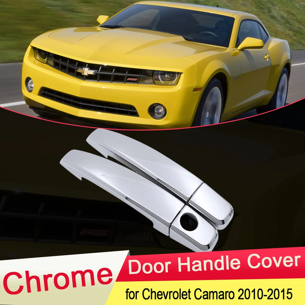 Для Chevrolet Camaro 2010 2011 2012 2013 2014 2015 хромированная Дверная ручка Крышка внешняя отделка