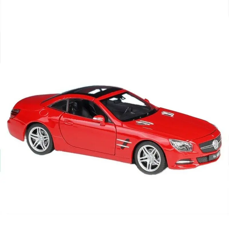 Welly 1:24 Benz 2012 SL500 литая под давлением модель автомобиля в коробке - Цвет: Красный
