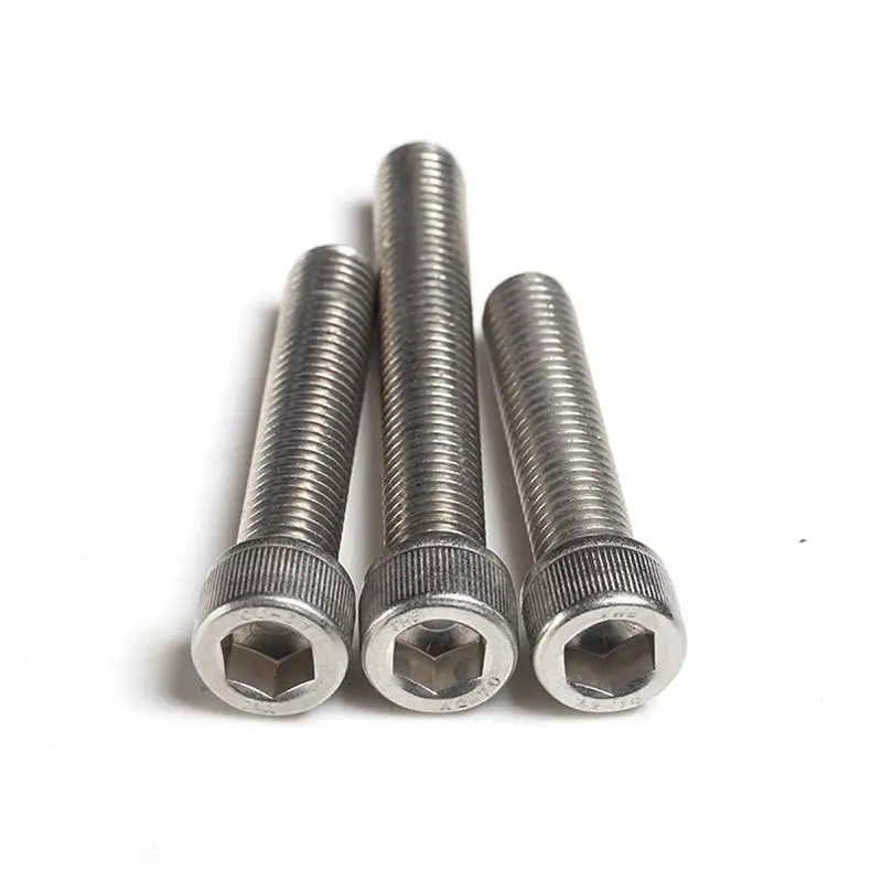 316 M10 hexagon socket cap screws рифленой внутренний шестигранный болт из нержавеющей стали DIN912 GB70.1