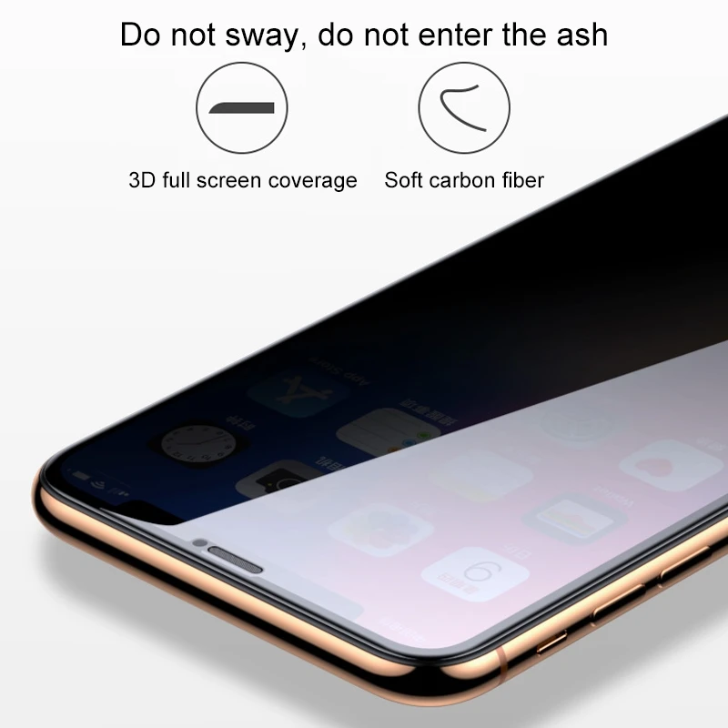 Для iPhone полный охват задней Закаленное стекло протектор экрана для iPhone XS Max XR XS X