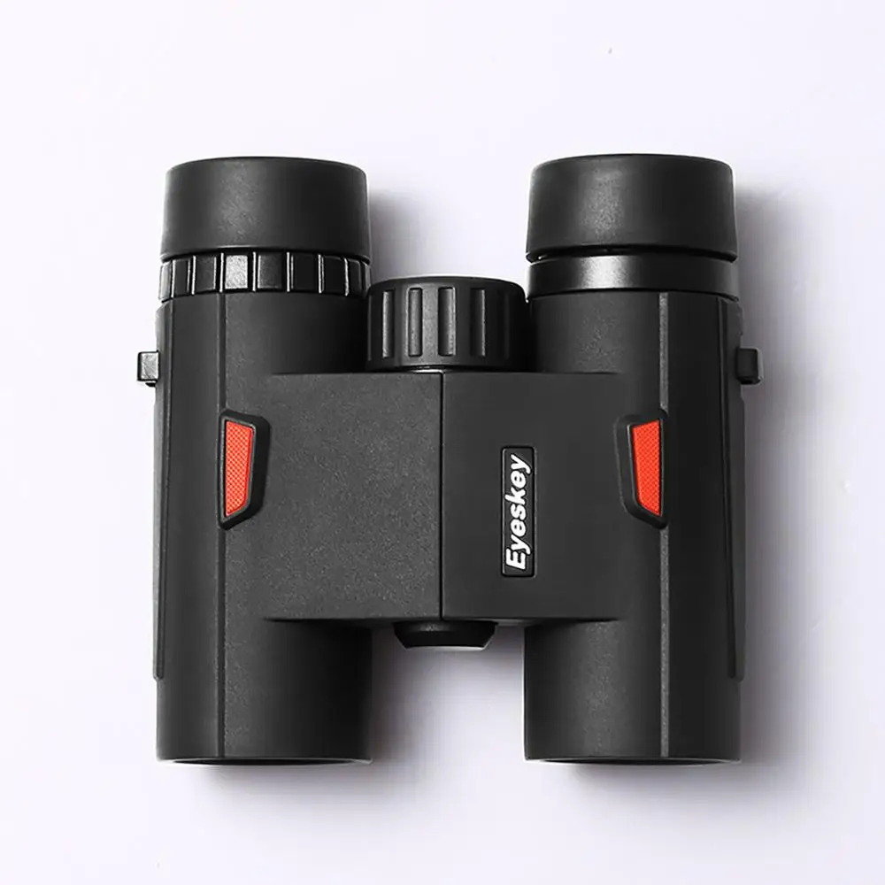 Бинокль Eyeskey 8x32 HD Профессиональный охотничий телескоп полностью многослойный зум Bak4 призма оптика с ремешком 3 цвета - Цвет: Черный