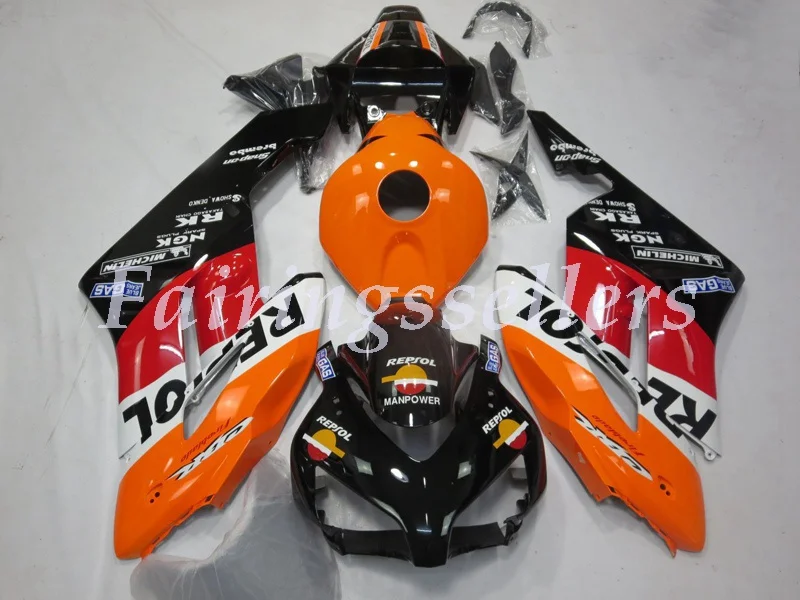 

(Injection mold) New ABS Full Fairing Kit 100% Fit For Honda CBR1000RR cbr1000 04 05 2004 2005 Fairings Orang Repsol