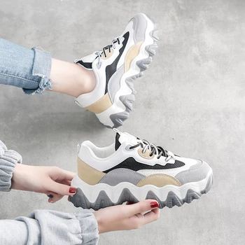 

Anance Women's shoes flat shoes 2020 new fashion breathable mesh surface Women's Sneakers Free Shipping