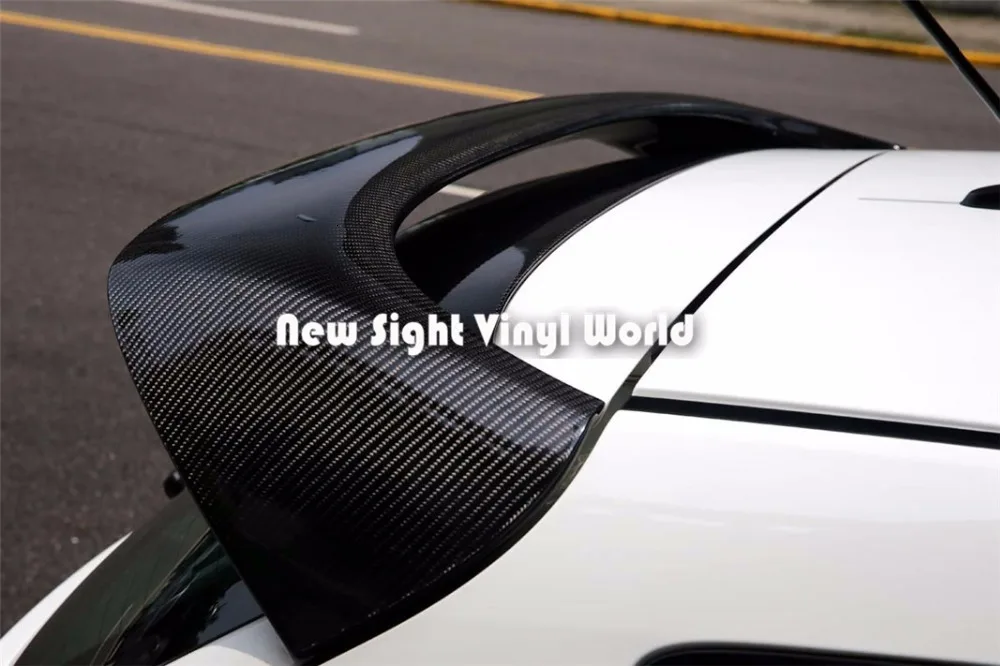Премиум супер глянцевый черный 5D углерода волокно плёнки 4D Текстура автомобиля обёрточная бумага Air Free каналы для автомобил