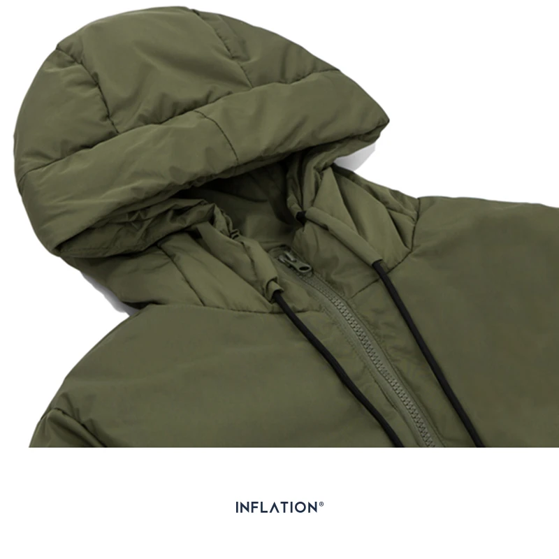 INFLATKION, толстый зимний пуховик для мужчин, теплый, новая модная брендовая одежда, высокое качество, мужской повседневный пуховик, 8982W