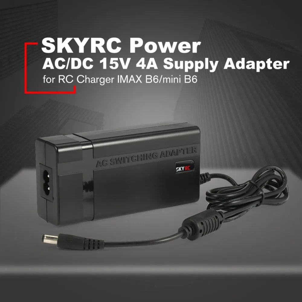 Зарядное устройство Skyrc RC модель AC/DC 15V 4A адаптер питания ЕС вилка для Skyrc зарядное устройство