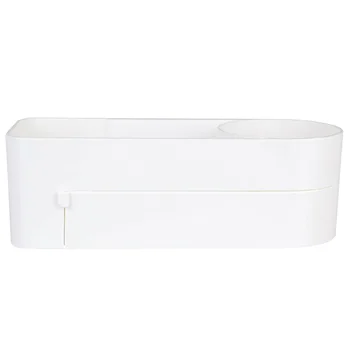 

With Drain Holes Storage Shelf Quick Dry Rotatable Toothpaste Angle Adjustable Household Self Adhesive Kitchen Bathroom Smooth