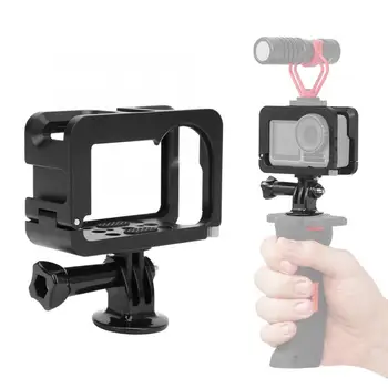 

sport camera accessories Aluminium Alloy Cage Rig Sports Camera Protective Frame Housing Case for DJI OSMO Action action camera
