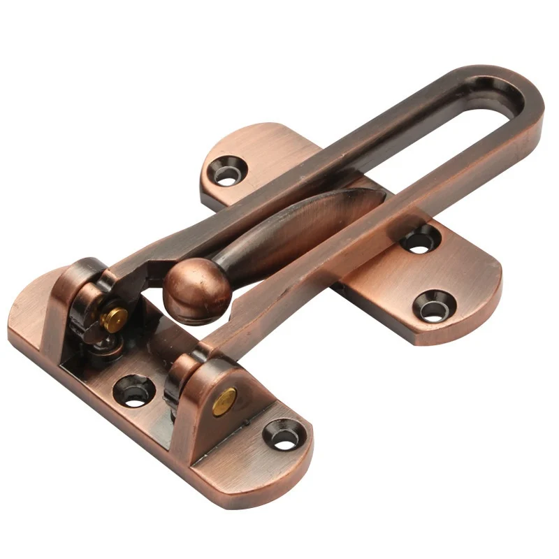 1 Safe Door Latch Sash Lock Strong Anti-theft Gate Latch Metal Buckle For Home Security - Цвет: 1