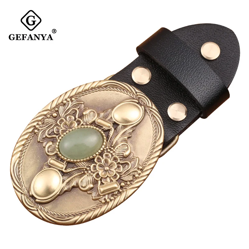 Luxury Gold Series Metal Belt Buckle Western Cowboy Solid Brass Buckles Fit 4cm Wide Men Women Jeans Clothes Accessories |