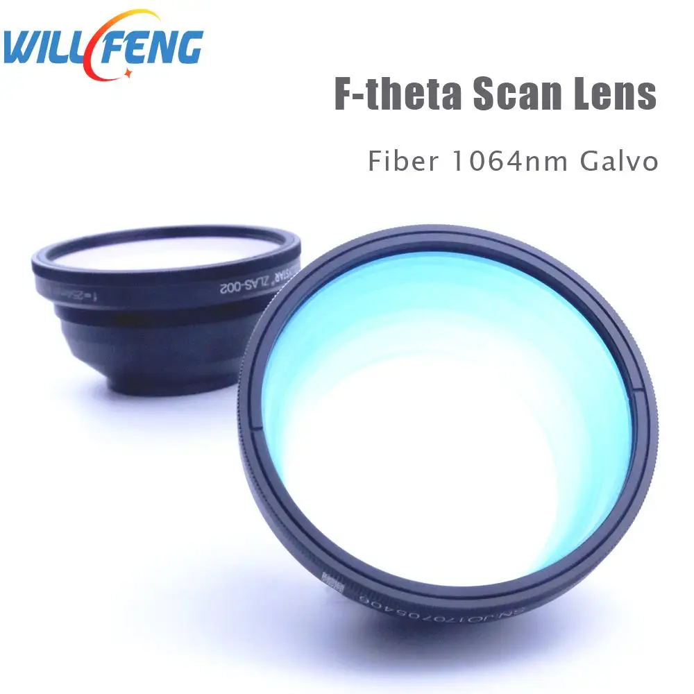 Объектив сканера будет Feng F theta Galvo 1064 нм фотозона 62 300 м оптическая для волоконно