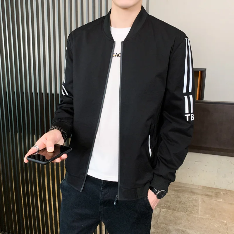 

Men's winter jacket 2020 new spring and autumn hooded casual slim collar tooling autumn and winter jacket