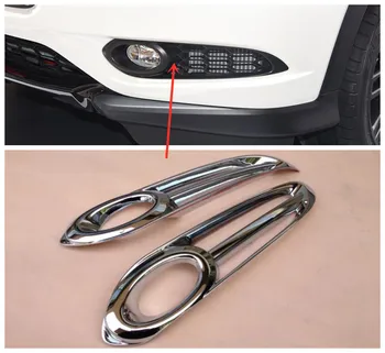 

Car Styling Car Front Fog Light Cover Auto Fog Lamp Trim Exterior Protective Decoration For Honda Hrv Hr-v Vezel 2014 2015 2016
