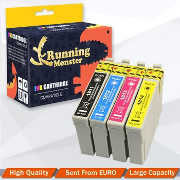 

4Pcs Compatible 18XL Ink Cartridge Replacement for Epson T1811 T1811 18XL 18XL for Epson XP30 XP102 202 305 405 205 302 402 415