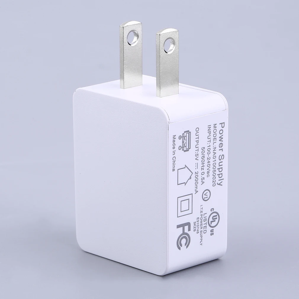 5V 2A практичный USB штекер легкий USB зарядное устройство Тур домашний офис Портативный США/ЕС штекер зарядное устройство для сотового телефона