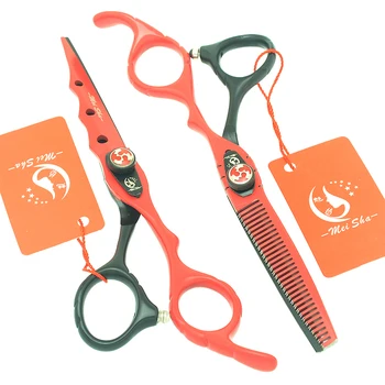 

Meisha 6 inch Black White Professional Hairdressing Scissors Set Thinning Scissor Cutting Shears Hair Salon Tool A0023A
