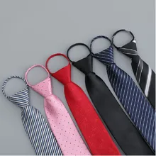 Полосатый ленивый галстук веревка мужской галстук полоски галстук из полиэстера розовый синий студенческий взрослый готовый бант дизайнер