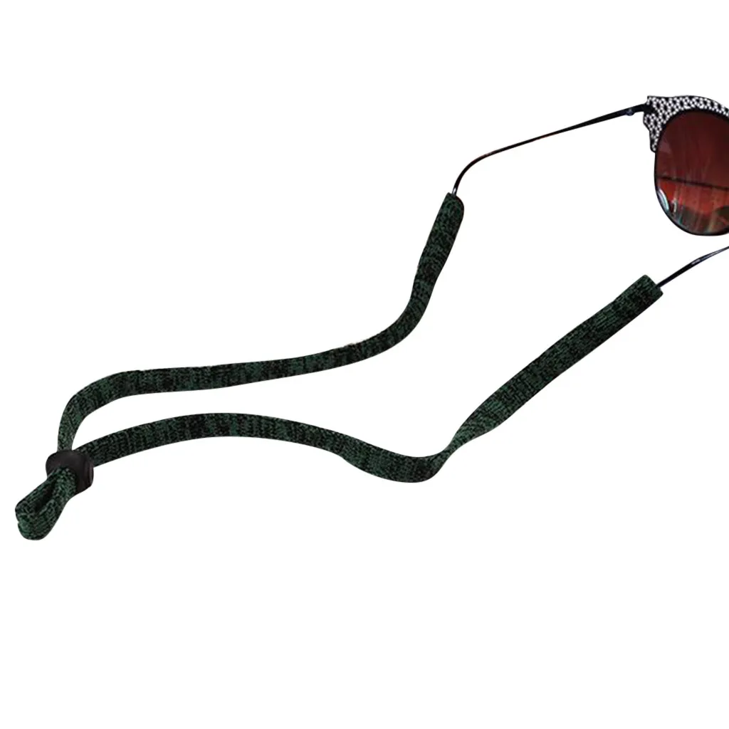 Высокое качество очки солнечные очки с цепочкой Шейный Ремешок Шнуры бисерная цепочка для очков для чтения Держатель Поддержка Прямая поставка - Цвет: C Green