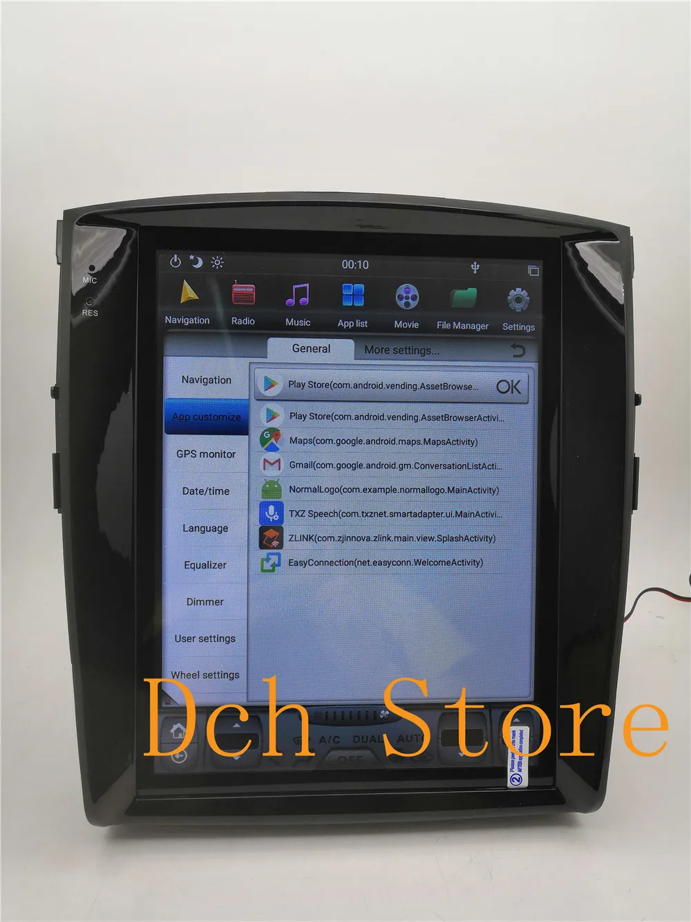 12,1 ''Tesla стиль Android 8,1 PX6 CARPLAY ips автомобильный DVD gps плеер для MITSUBISHI pajero V97 V93 2006- Радио Стерео навигатор